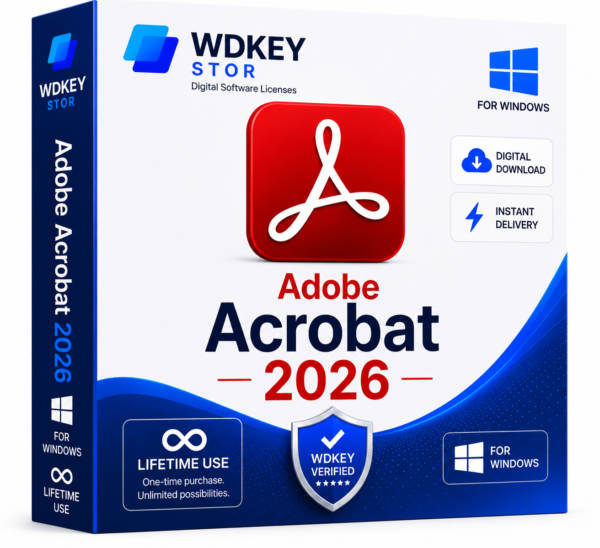 Adobe Acrobat Pro 2026 Lifetime License for Windows