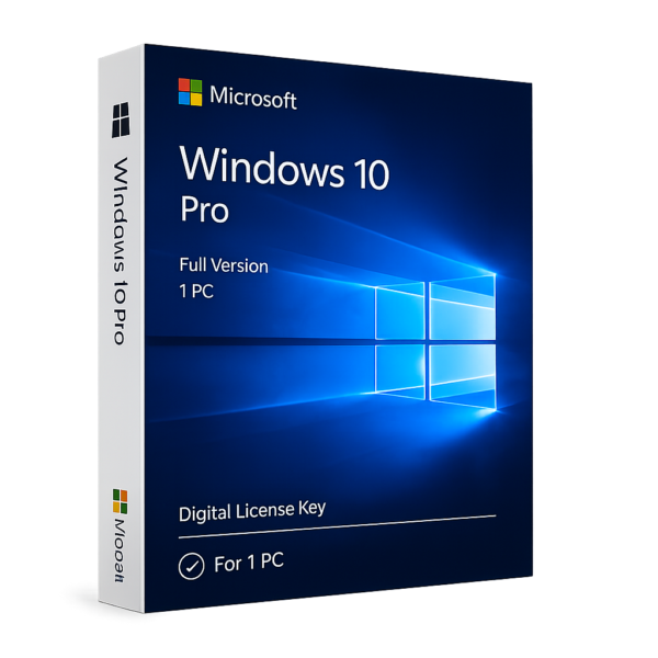 Windows 10 Pro Retail License Key – 1 PC