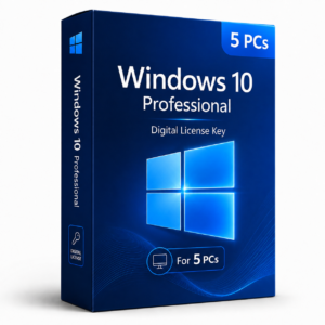 Windows 10 Pro Activation Key – 5 PCs