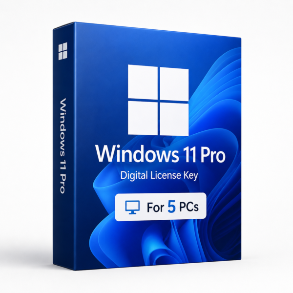 Windows 11 Pro Activation Key – 5 PCs