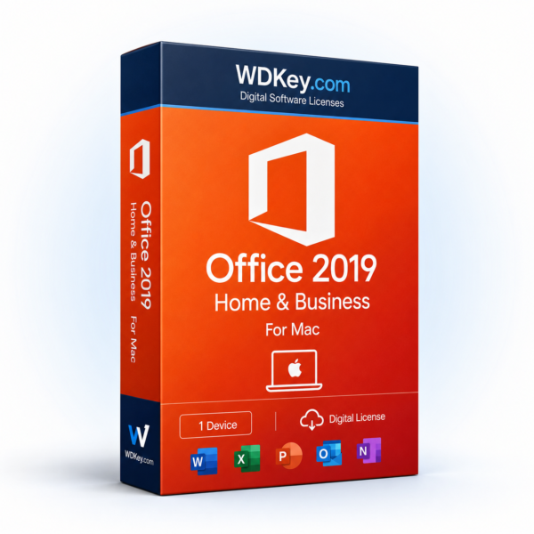 Microsoft Office 2019 Home and Business for Mac 1 device by WDKey