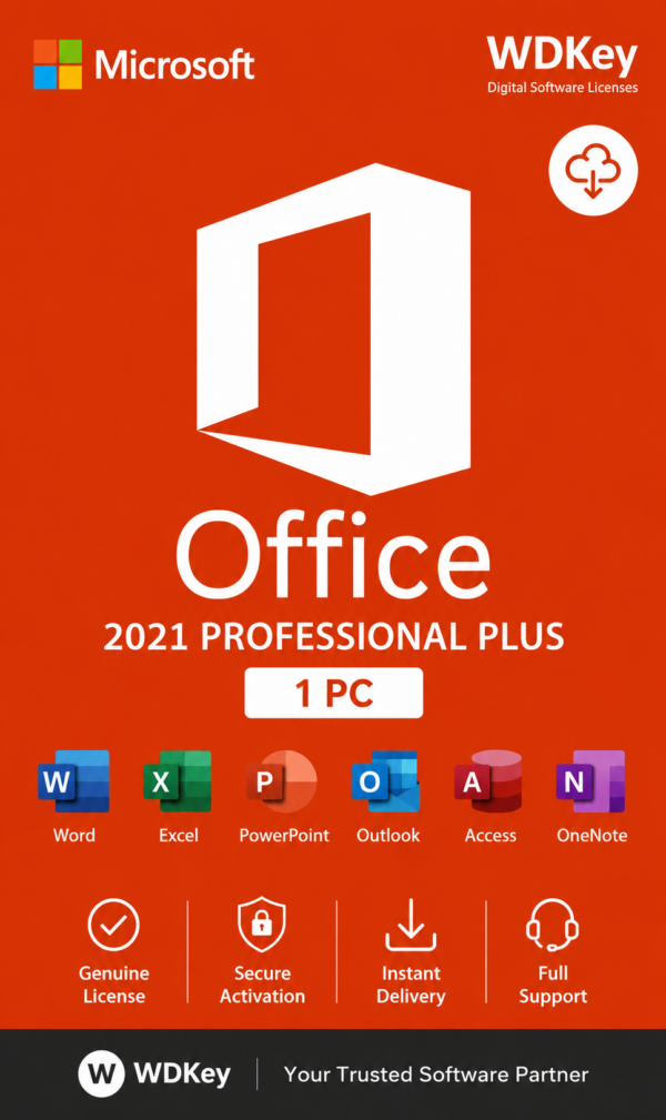 Office 2021 Professional Plus Activation Key 1 PC product image by WDKey