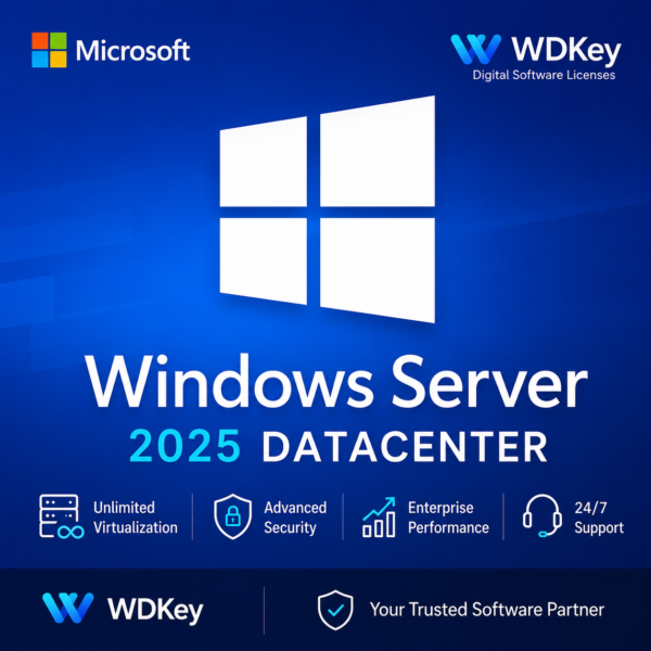 Microsoft Windows Server 2025 Datacenter Activation Key product image by WDKey